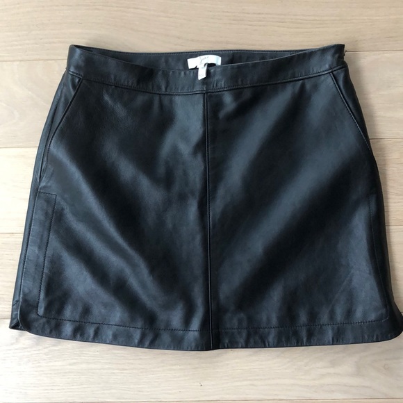 Joie lamb leather mini skirt - Picture 4 of 12